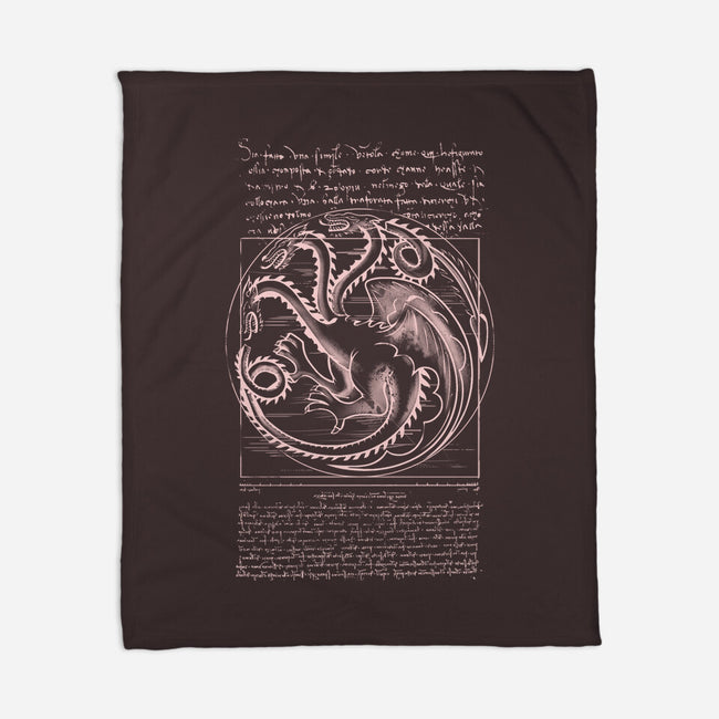 Vitruvia Dragon-none fleece blanket-fanfabio