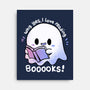 I Love Reading Booooks-none stretched canvas-TechraNova