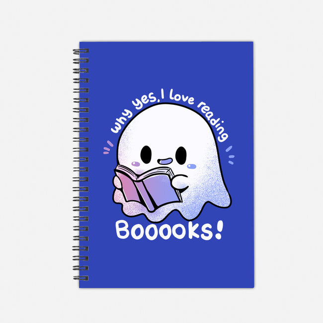 I Love Reading Booooks-none dot grid notebook-TechraNova