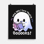 I Love Reading Booooks-none matte poster-TechraNova