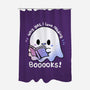 I Love Reading Booooks-none polyester shower curtain-TechraNova