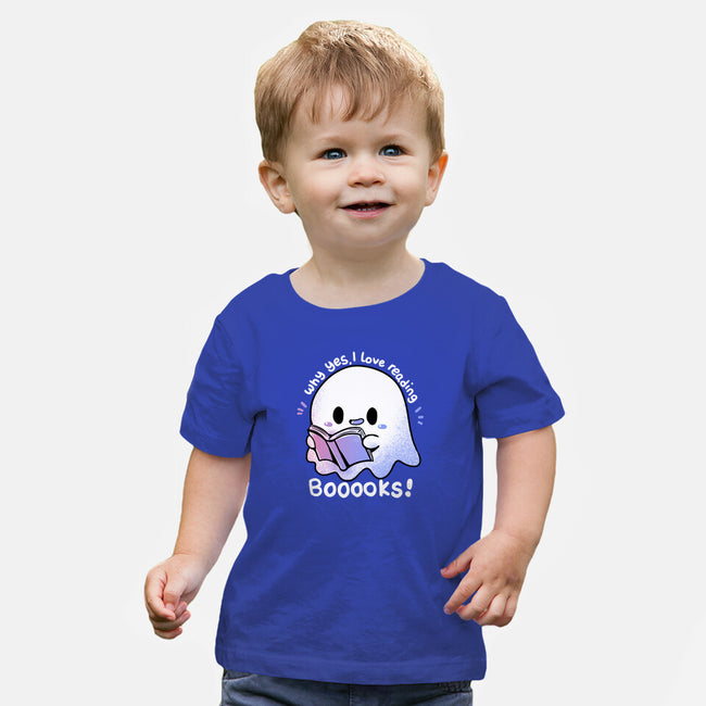 I Love Reading Booooks-baby basic tee-TechraNova