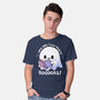 I Love Reading Booooks-mens basic tee-TechraNova