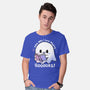 I Love Reading Booooks-mens basic tee-TechraNova