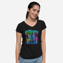 Experiment 626 Neon-womens v-neck tee-Diegobadutees