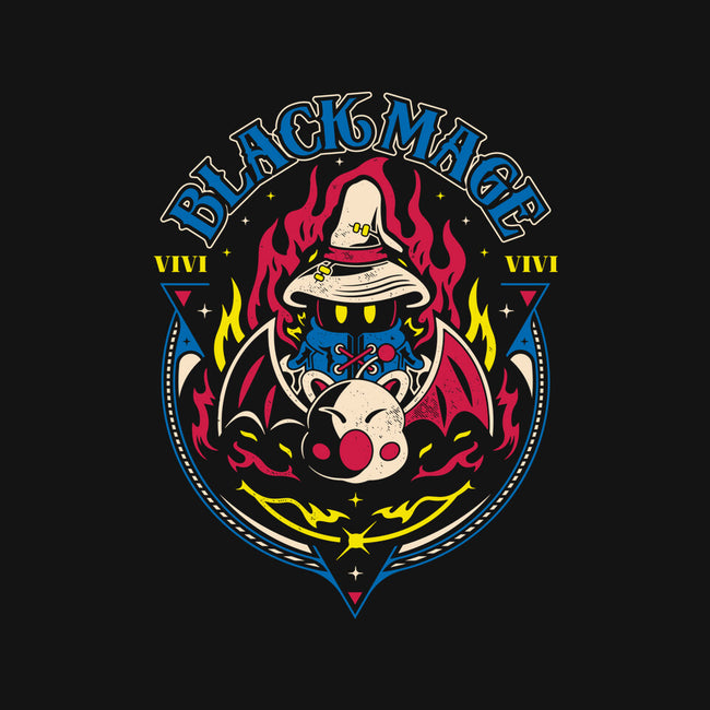 Black Mage And Kupo-womens racerback tank-Logozaste