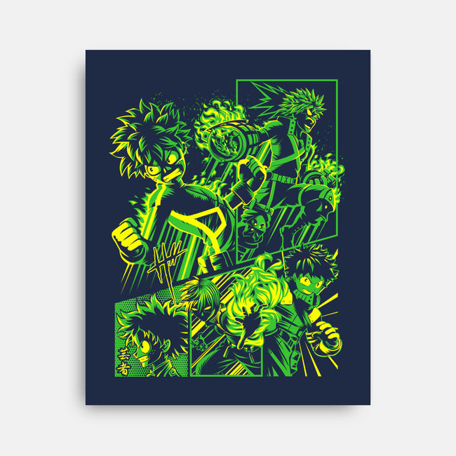 Team Academia-none stretched canvas-albertocubatas