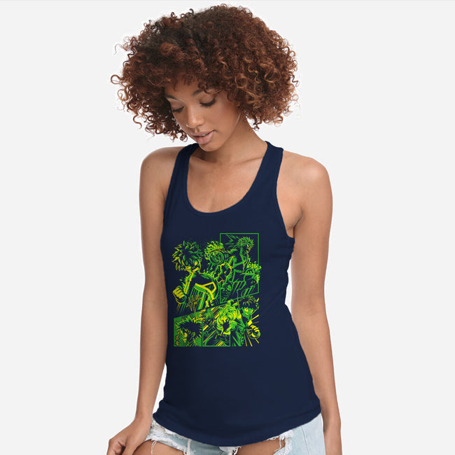 Team Academia-womens racerback tank-albertocubatas