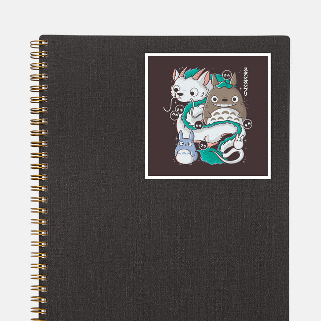 Magical Beings-none glossy sticker-Douglasstencil