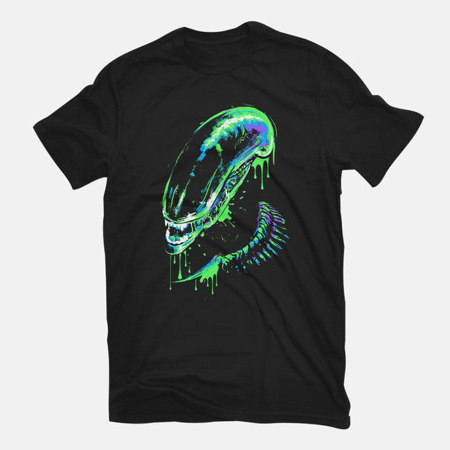 Colorful Xenomorph-mens basic tee-IKILO