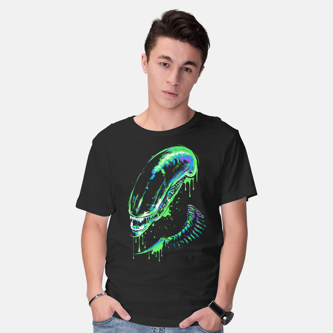 Colorful Xenomorph-mens basic tee-IKILO