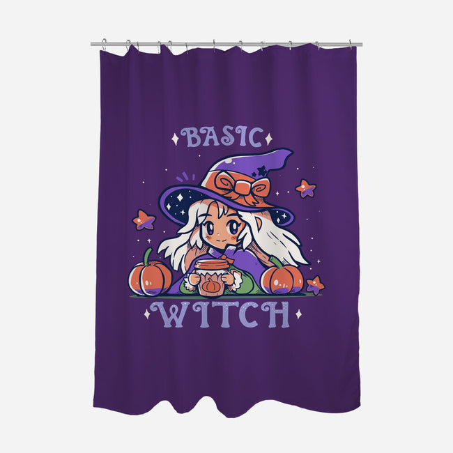 Basic Witch Season-none polyester shower curtain-TechraNova