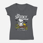The Spooky Show-womens v-neck tee-Xentee