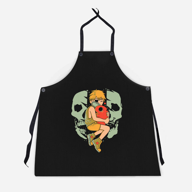 Best Friends-unisex kitchen apron-Douglasstencil