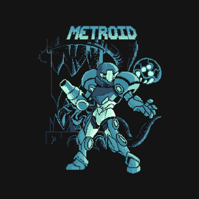 Pixel Metroid-none glossy sticker-Nihon Bunka