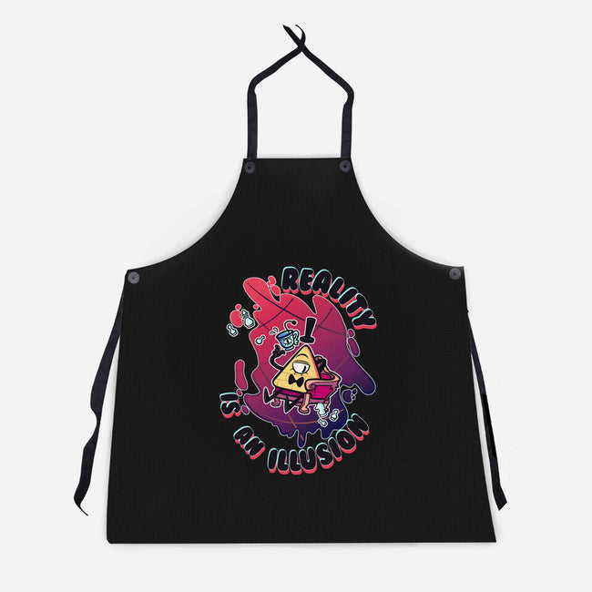 Reality Is An Illusion-unisex kitchen apron-Duardoart