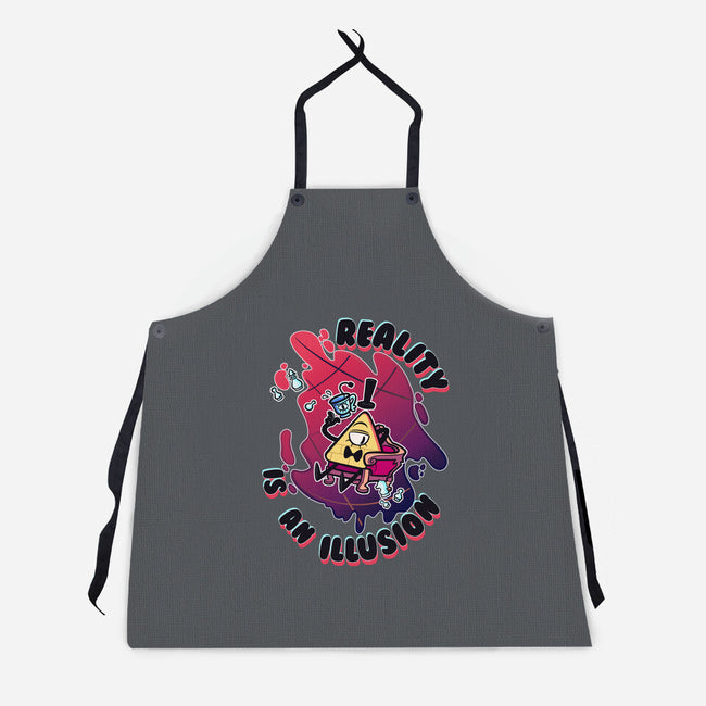 Reality Is An Illusion-unisex kitchen apron-Duardoart