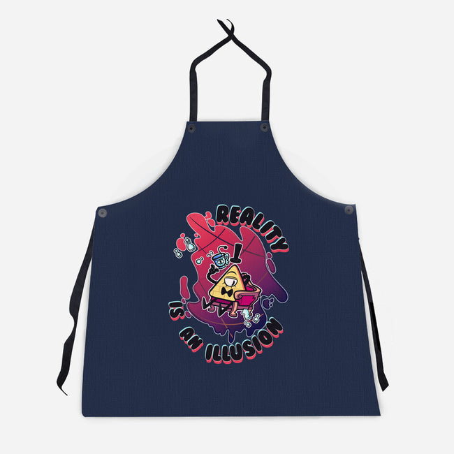 Reality Is An Illusion-unisex kitchen apron-Duardoart