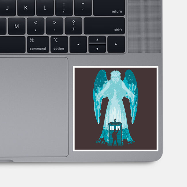 The Weeping Angel-none glossy sticker-dalethesk8er