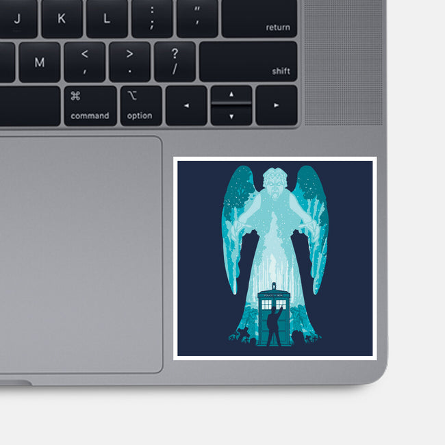 The Weeping Angel-none glossy sticker-dalethesk8er