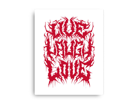 Live Laugh Love Black Metal