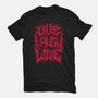 Live Laugh Love Black Metal-womens fitted tee-Nemons