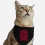 Live Laugh Love Black Metal-cat adjustable pet collar-Nemons
