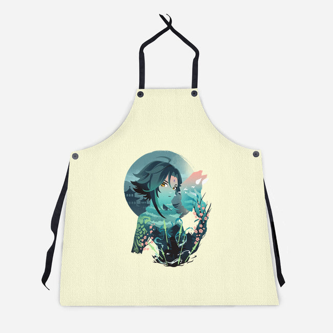 Xiao Landscape-unisex kitchen apron-dandingeroz