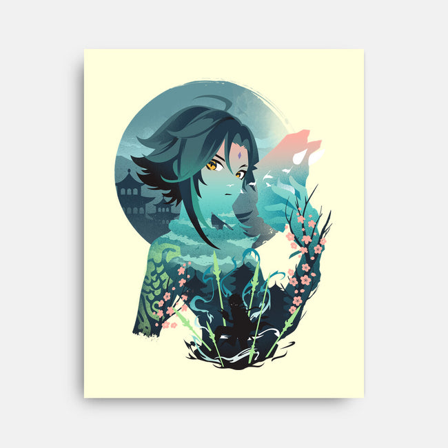 Xiao Landscape-none stretched canvas-dandingeroz