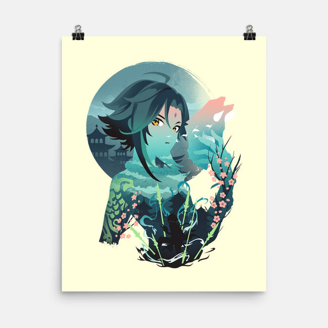 Xiao Landscape-none matte poster-dandingeroz