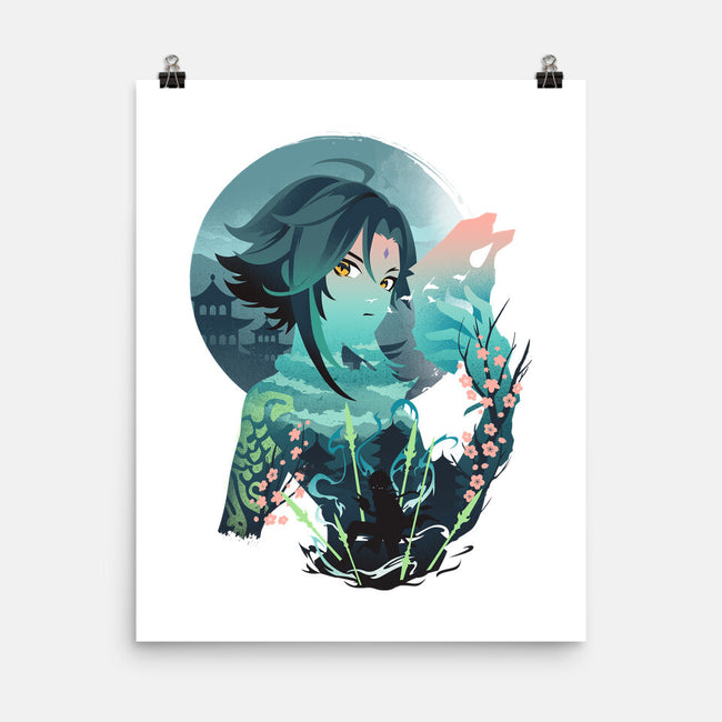 Xiao Landscape-none matte poster-dandingeroz