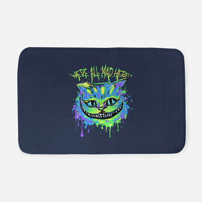 Colorful Mad Cat-none memory foam bath mat-IKILO