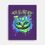 Colorful Mad Cat-none stretched canvas-IKILO