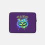 Colorful Mad Cat-none zippered laptop sleeve-IKILO
