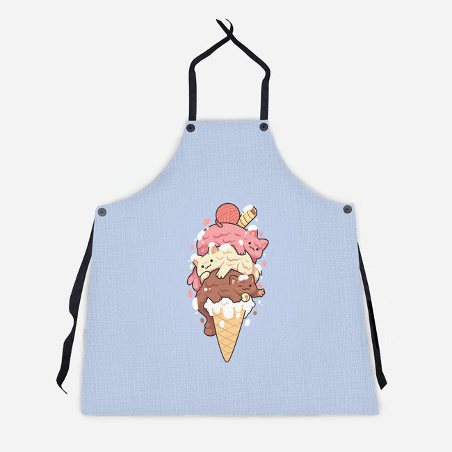 Ice Kittens-unisex kitchen apron-2DFeer