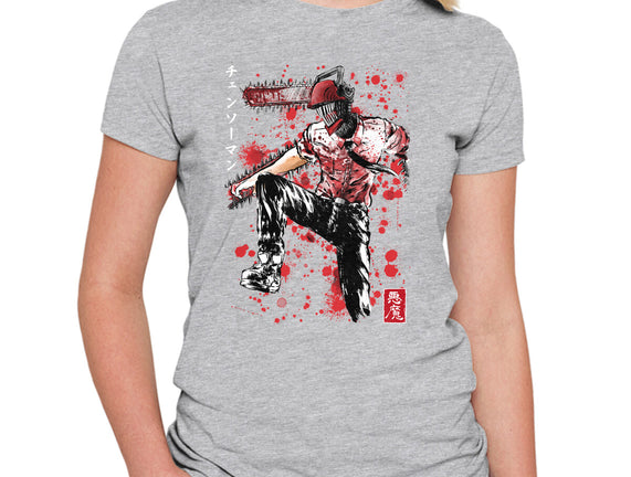 ChainsawMan Sumi-E