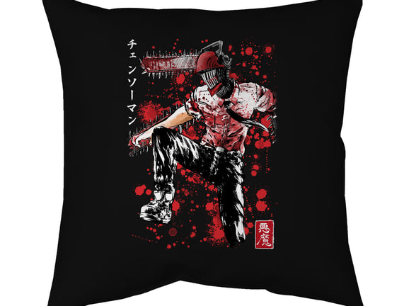 ChainsawMan Sumi-E