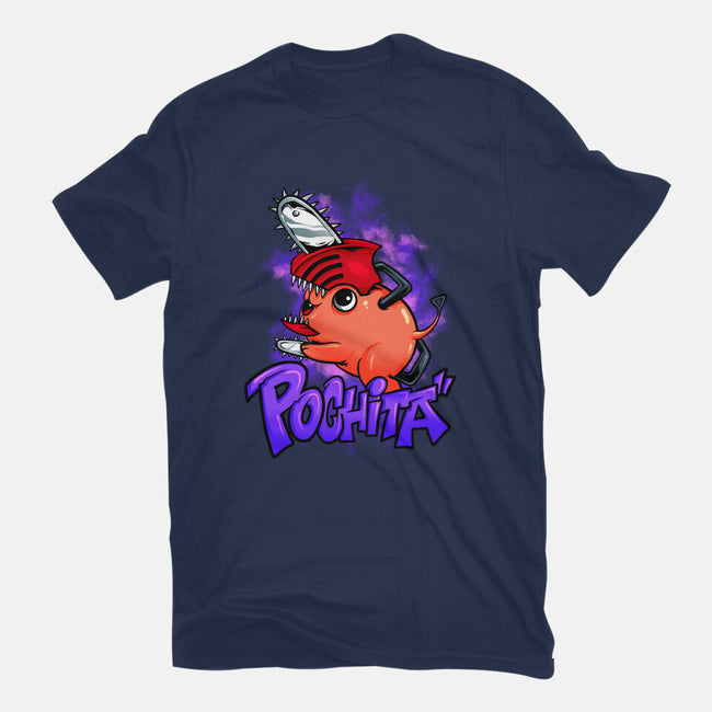 Pochita Goes Wild-mens premium tee-spoilerinc