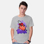 Pochita Goes Wild-mens basic tee-spoilerinc