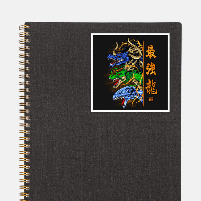 Trio Dragon-none glossy sticker-spoilerinc