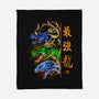 Trio Dragon-none fleece blanket-spoilerinc