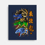 Trio Dragon-none stretched canvas-spoilerinc