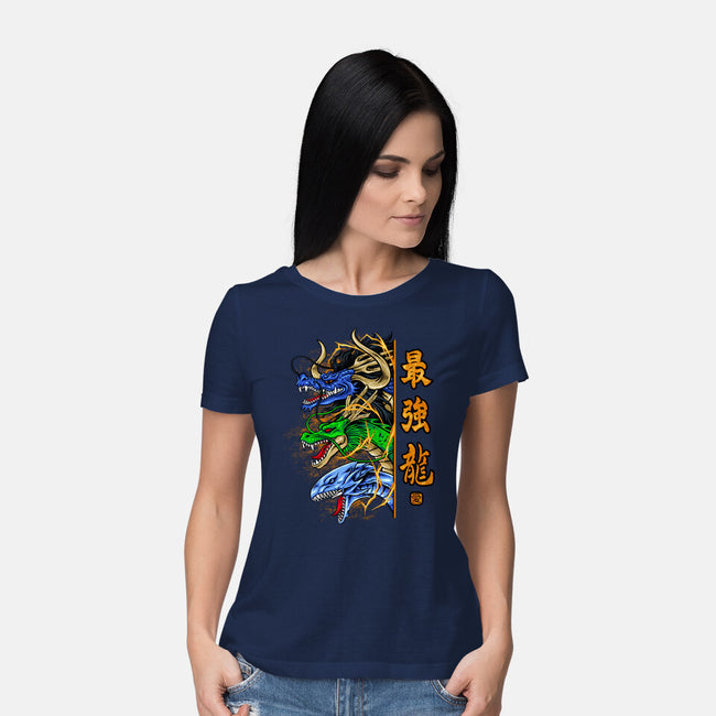 Trio Dragon-womens basic tee-spoilerinc