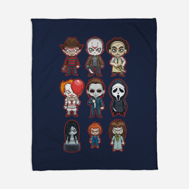 Chibi Horror-none fleece blanket-Andriu
