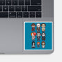 Chibi Horror-none glossy sticker-Andriu