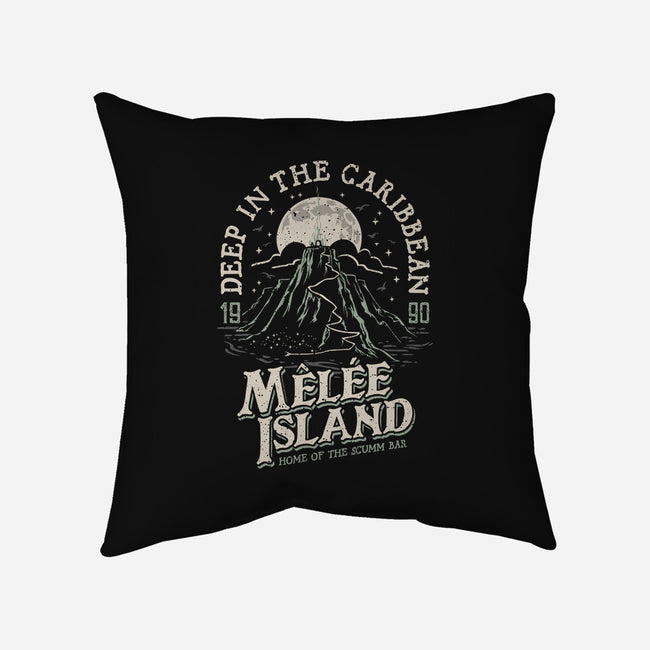 Deep In The Caribbean-none removable cover w insert throw pillow-Olipop
