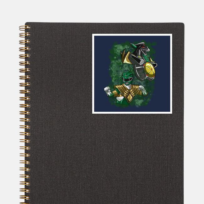 The Green Warrior-none glossy sticker-nickzzarto