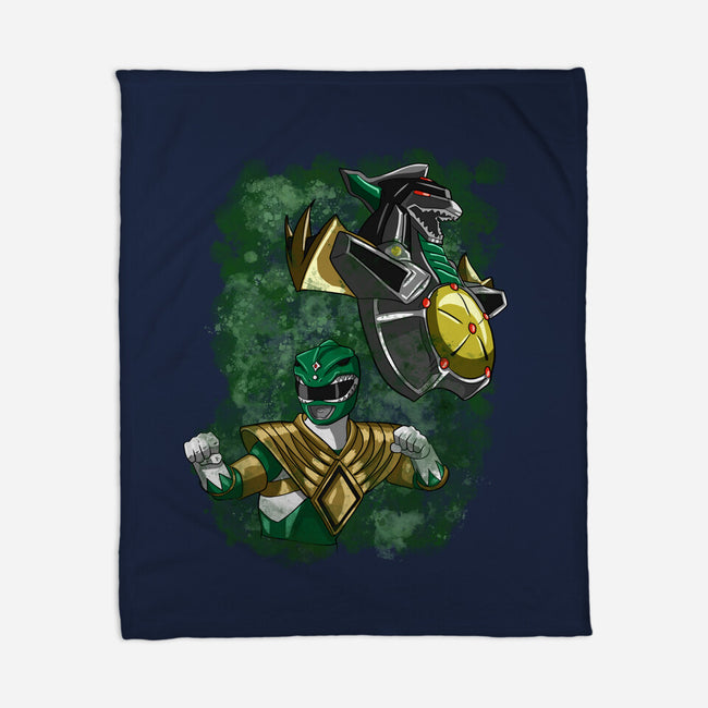 The Green Warrior-none fleece blanket-nickzzarto