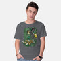 The Green Warrior-mens basic tee-nickzzarto