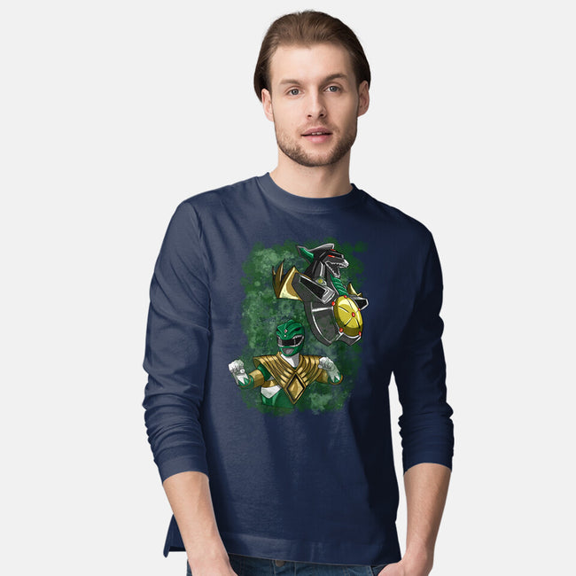 The Green Warrior-mens long sleeved tee-nickzzarto